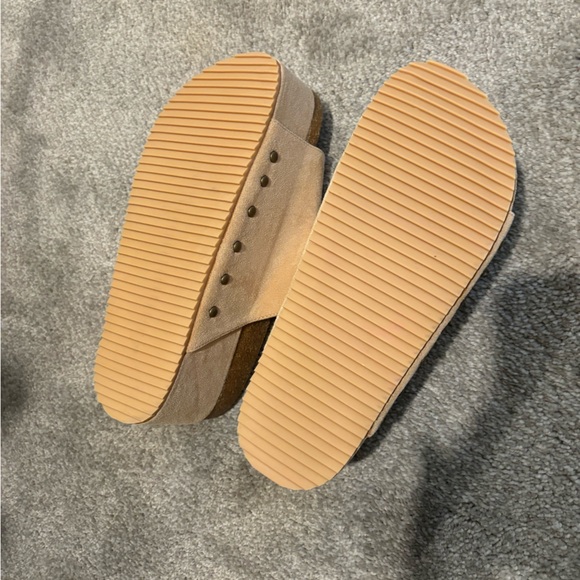 Suede Platform Wedges - Picture 4 of 5